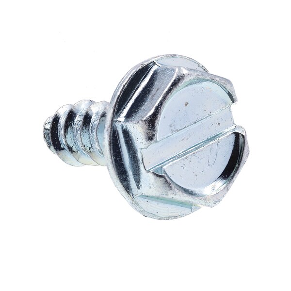 Prime-Line Sheet Metal Screw Self-Tap Hex Wash Head Sltd Dr No. 6 X 3/8in Zinc Plated Steel 50PK 9024925 - main